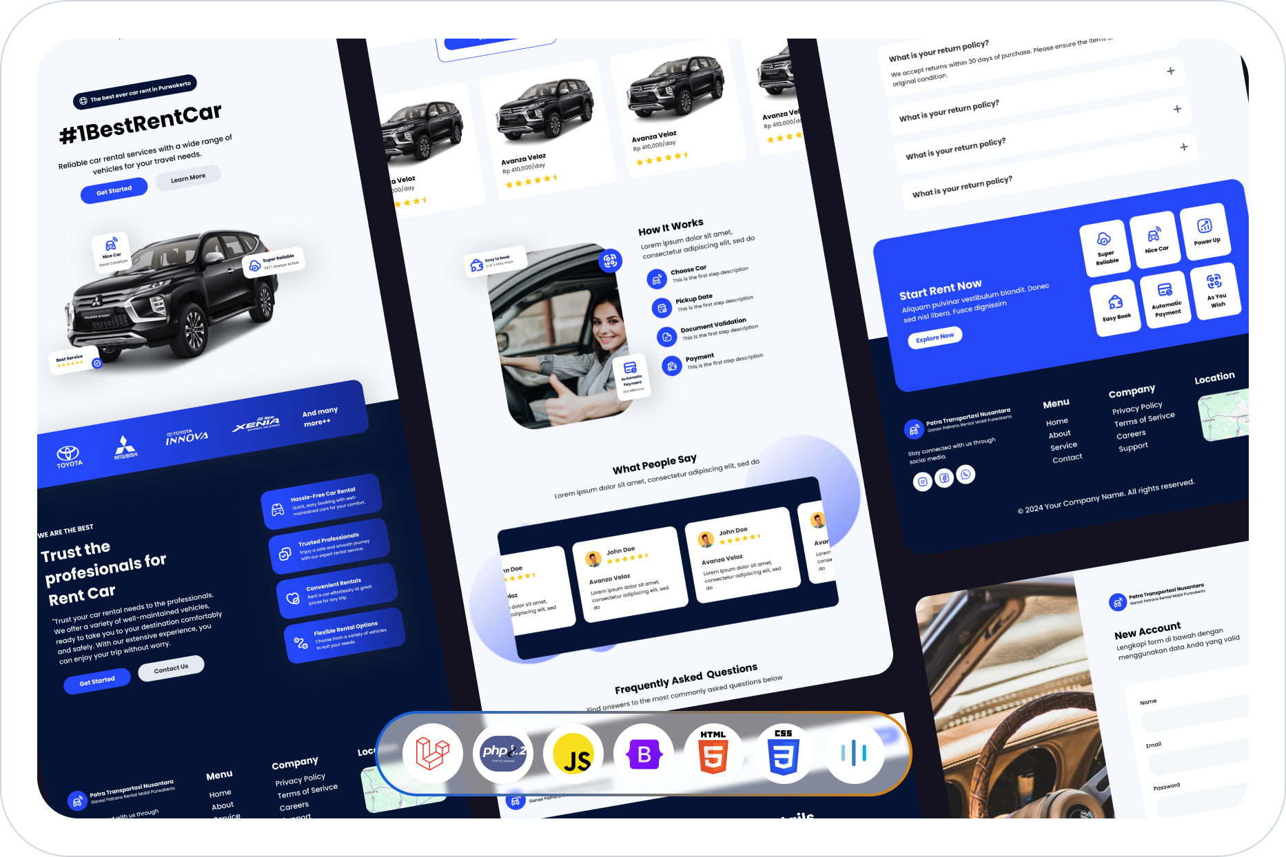 Website Rental Kendaraan Dengan Payment Gateway
